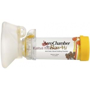 Aero Chamber Plus Flow-Vu Sarı