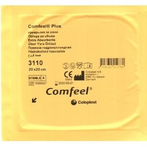 Comfeel Plus Hidrokolloid Yara Örtüsü 20X20 Cm