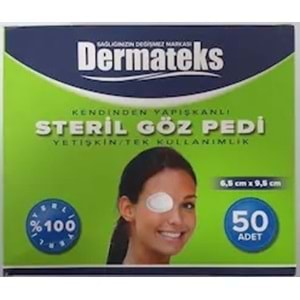 Dermateks Göz Pedi Yetişkin 5,5x9 Cm 50 Adet