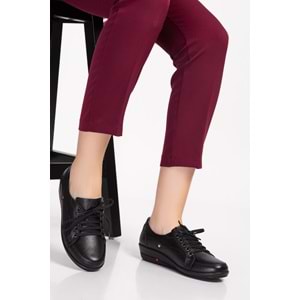 Dia Comfort Ortopedik Sophia Diyabetik Bayan Ayakkabı - Siyah - 35