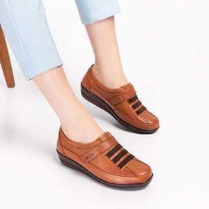 Dia Comfort Ortopedik Victoria Diyabetik Bayan Ayakkabı - Taba - 40