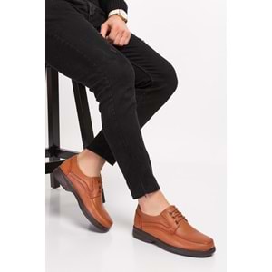 Dia Comfort Ortopedik Manuel Diyabetik Erkek Ayakkabı - Taba - 45