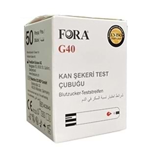 Fora Şeker Ölçüm Stribi G40