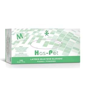 Haspet Pudralı Muayene Eldiveni Medium