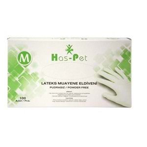 Haspet Pudrasız Muayene Eldiveni Medium