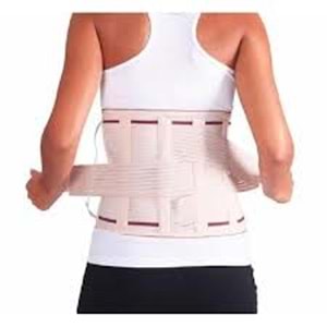 Case Lumbosakral Fleksible/Çelik Balenli Korse 26 Cm XL