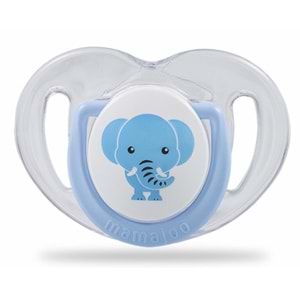 Mamajoo Ortodontik Silikon Emzik Mavi (Fil) - 0 Ay (2 Adet)