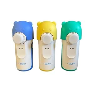 Life Net Mesh Usb Girişli-Pilli Nebulizatör MY-132 - Sarı