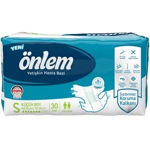 Önlem Hasta Bezi Bağlamalı 30 Adet Small