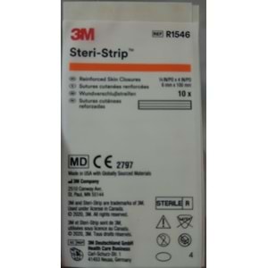 3M Steri Strip Güçlendirilmiş Deri Kapaması 6mmX100mm