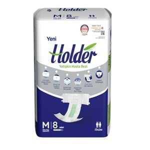 Holder Hasta Bezi Bağlamalı 8 Adet Medium