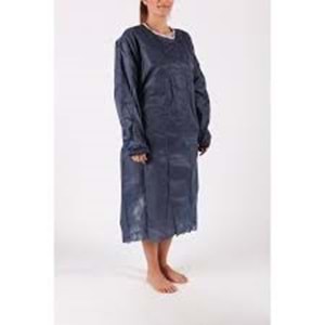 Bayteks Ameliyat Önlüğü Uzun Kollu Tek Kullanımlık Siyah