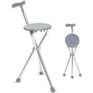 Case Alüminyum Oturaklı Tekli Denge Bastonu