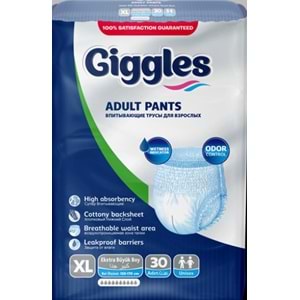 Giggles Hasta Bezi Külot XL 30 Adet