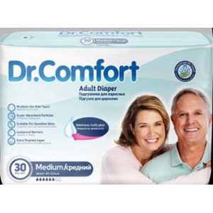 Dr. Comfort Hasta Bezi Bağlamalı Medium 30 Adet