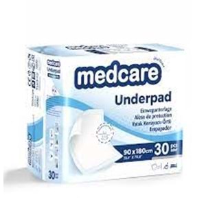 Medcare Yatak Koruyucu 90X180 Cm 30 Adet