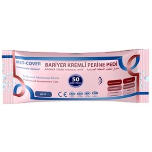 Med-Cover Bariyer Kremli Perine Pedi 50 Adet (Y)