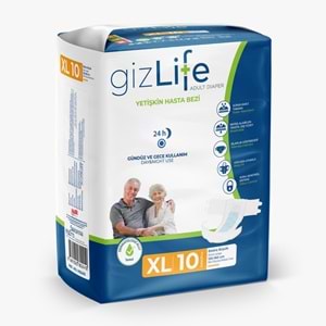 Gizlife Hasta Bezi Bağlamalı XL 10 Adet