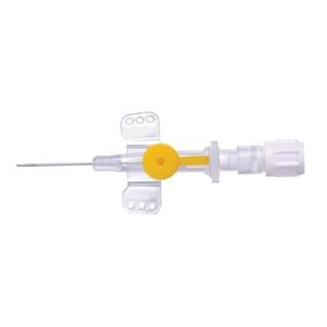 Intra-cath Branül Sarı 24G Portlu