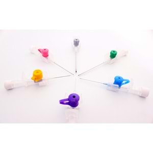 Dispoflon IV Kanül Enjeksiyon Portlu 20G Pembe