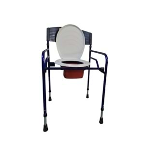 Elegant Plastik Kapaklı Klozet Mavi