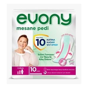 Evony Kadın Mesane Pedi Yoğun 10 Adet