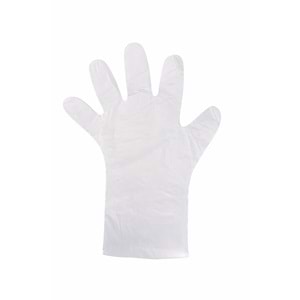 Green Family Hibrit Eldiven 100 Adet - Şeffaf - S