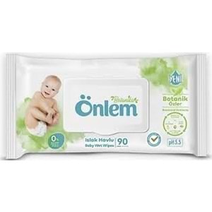 Önlem Islak Bebe Mendili Hassas Bakım 90 Adet