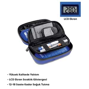 Vzn İnsülin Taşıma Çantası Lcd Ekranlı Vzn-2114
