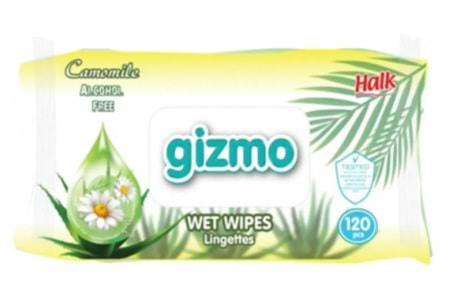 Gizmo Papatya Kokusu Islak Mendil 120 Adet