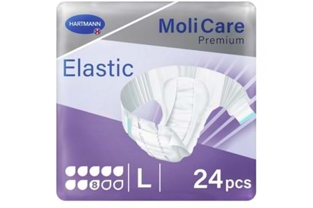Molicare Premium Slip Elastik Bantlı 8 Damla Large (24 Adet)