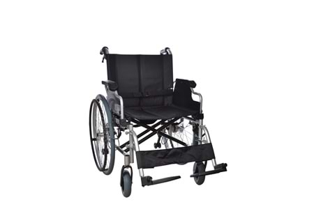 Pulsemed Katlanabilir Sırtlı Alüminyum Tekerlekli Sandalye KY956LAQ-46
