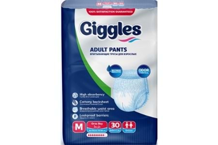 Giggles Hasta Bezi Külot Medium 30 Adet