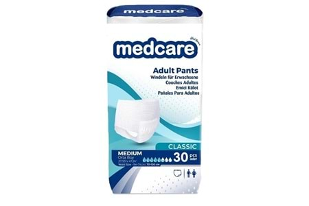 Medcare Hasta Bezi Classic Külot Medium 30 Adet