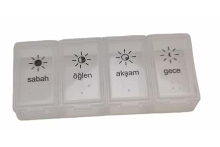 Tak Günlük İlaç Saklama Kutusu