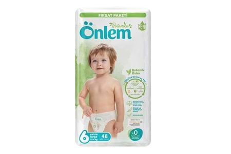 Önlem Çocuk Bezi Bağlamalı XL No:6 48 Adet