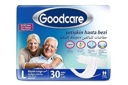 Goodcare Bağlamalı Hasta Bezi 30 Adet Large