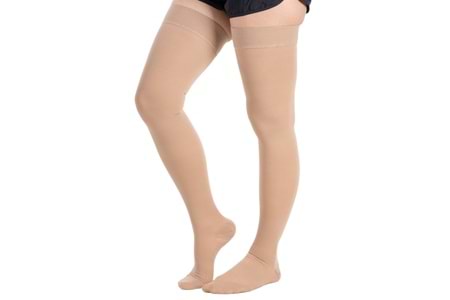 Ven&Fıt 0212 Varis Çorabı Diz Üstü (Agh) Ccl2 Kapalı Burun Ten (M)