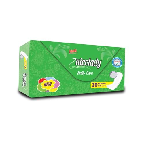 Nicelady Kadın Pedi Günlük Ped Fresh Parfümlü 20 Adet