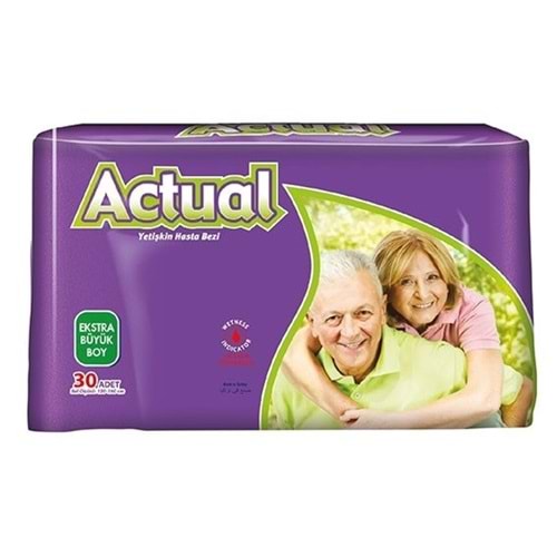 Actual Hasta Bezi Bağlamalı 30 Adet XLarge