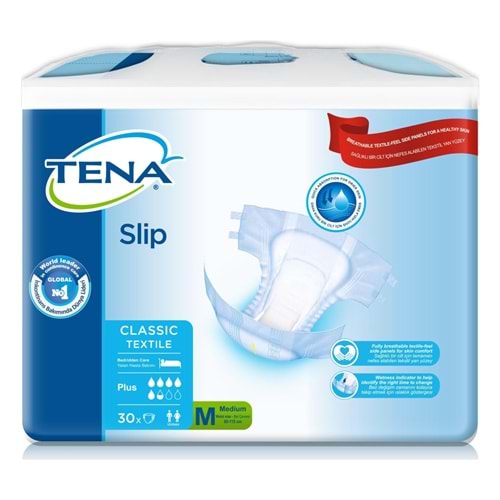 Tena Slip Classic Textile Plus 30 Adet Medium