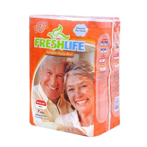 Freshlife Hasta Bezi Bağlamalı 7 Adet Large