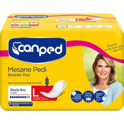 Canped Mesane Pedi 10 Adet Large
