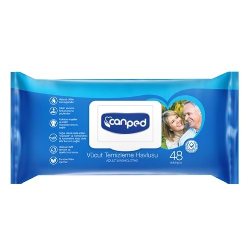 Canped Vücut Temizleme Havlusu 48 li