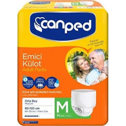 Canped Külotlu Hasta Bezi 30 Adet Medium