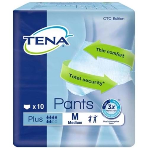 Tena Pants Plus Medium 10 Adet