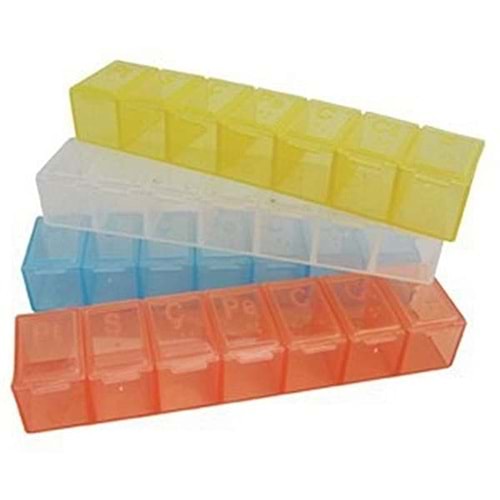 Dr. Plus İlaç Taşıma Kutusu Haftalık Şeffaf