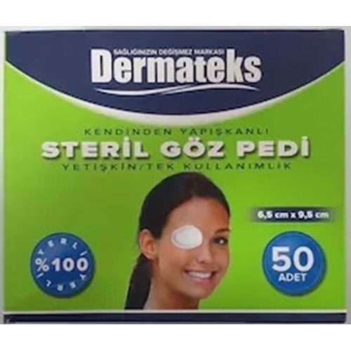 Dermateks Göz Pedi Yetişkin 5,5x9 Cm 50 Adet
