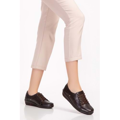 Dia Comfort Ortopedik Sophia Diyabetik Bayan Ayakkabı - Kahve - 37