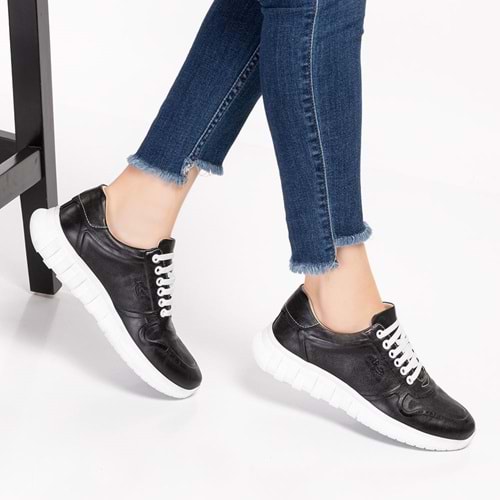 Dia Comfort Ortopedik Spor Diyabetik Ayakkabı - Siyah - 43